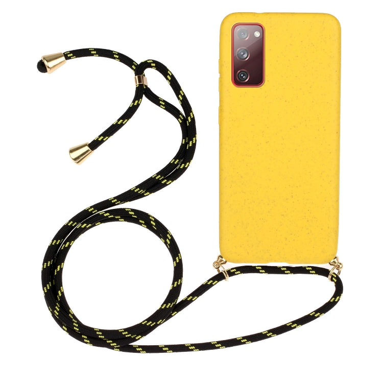 Wheat Straw Material + TPU Protective Case with Lanyard, For Huawei P smart 2020, For Samsung Galaxy S21 5G, For Samsung Galaxy S21+ 5G, For Samsung Galaxy S21 Ultra 5G, For Samsung Galaxy S20 FE, For Samsung Galaxy A21s, For Samsung Galaxy A51