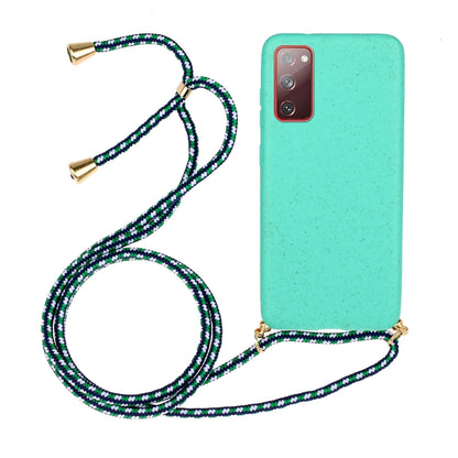 Wheat Straw Material + TPU Protective Case with Lanyard, For Huawei P smart 2020, For Samsung Galaxy S21 5G, For Samsung Galaxy S21+ 5G, For Samsung Galaxy S21 Ultra 5G, For Samsung Galaxy S20 FE, For Samsung Galaxy A21s, For Samsung Galaxy A51