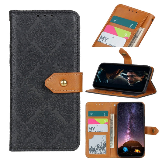European Floral Embossed Copper Buckle Horizontal Flip PU Leather Case with Holder & Card Slots & Wallet & Photo Frame, For Samsung Galaxy A02s, For Samsung Galaxy A21s, For Samsung Galaxy A31, For Samsung Galaxy A41, For Samsung Galaxy A51 5G���������...