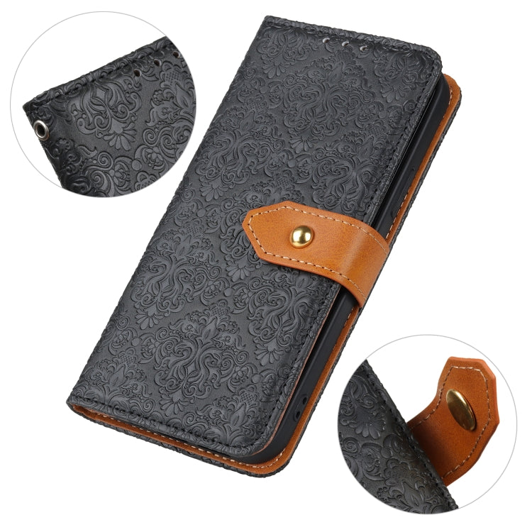 European Floral Embossed Copper Buckle Horizontal Flip PU Leather Case with Holder & Card Slots & Wallet & Photo Frame, For Samsung Galaxy A02s, For Samsung Galaxy A21s, For Samsung Galaxy A31, For Samsung Galaxy A41, For Samsung Galaxy A51 5G���������...
