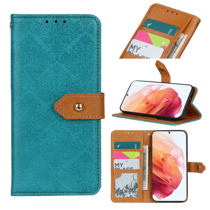 European Floral Embossed Copper Buckle Horizontal Flip PU Leather Case with Holder & Card Slots & Wallet & Photo Frame, For Samsung Galaxy A02s, For Samsung Galaxy A21s, For Samsung Galaxy A31, For Samsung Galaxy A41, For Samsung Galaxy A51 5G���������...