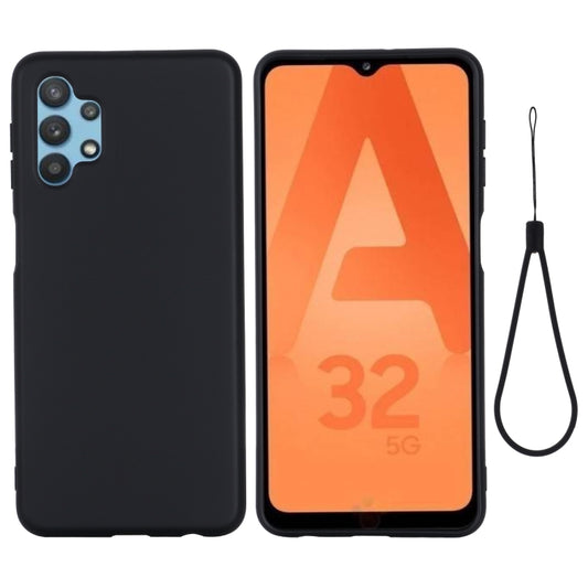 Pure Color Liquid Silicone Shockproof Full Coverage Case, For Samsung Galaxy A32 5G, For Samsung Galaxy A02s (EU Version), For Samsung Galaxy A02s (US Version)