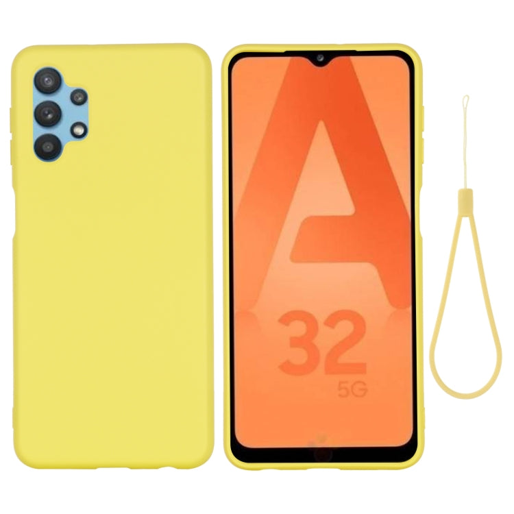 Pure Color Liquid Silicone Shockproof Full Coverage Case, For Samsung Galaxy A32 5G, For Samsung Galaxy A02s (EU Version), For Samsung Galaxy A02s (US Version)