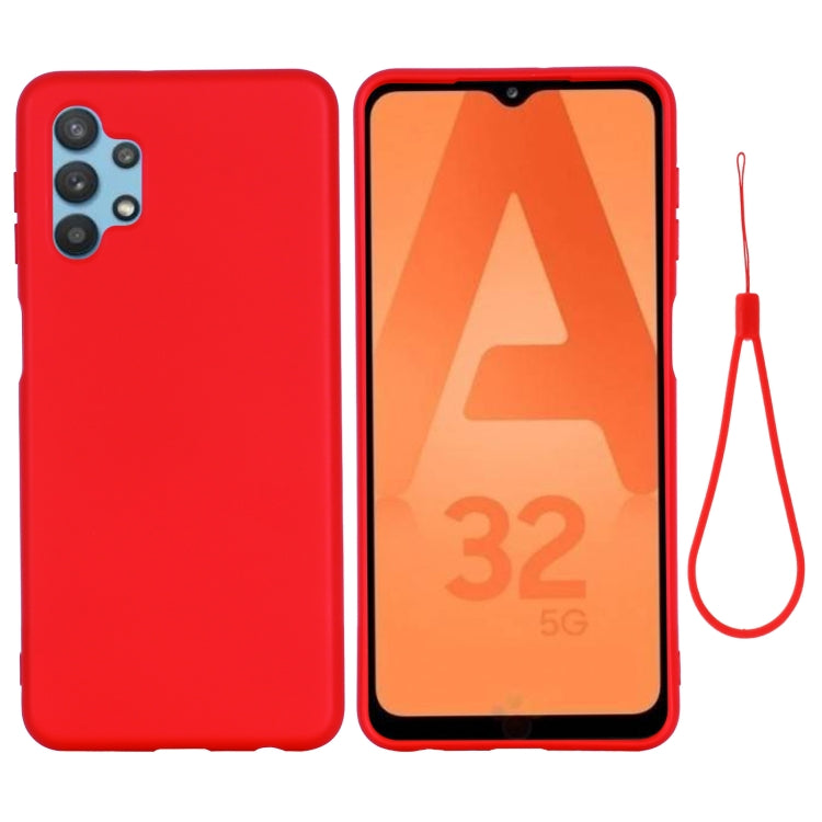 Pure Color Liquid Silicone Shockproof Full Coverage Case, For Samsung Galaxy A32 5G, For Samsung Galaxy A02s (EU Version), For Samsung Galaxy A02s (US Version)