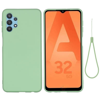 Pure Color Liquid Silicone Shockproof Full Coverage Case, For Samsung Galaxy A32 5G, For Samsung Galaxy A02s (EU Version), For Samsung Galaxy A02s (US Version)