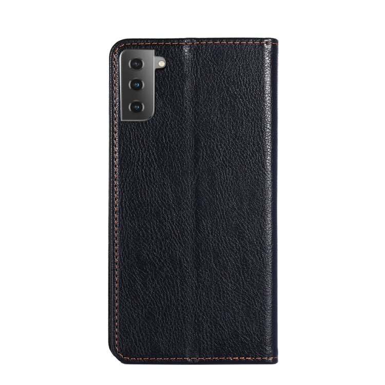 PU + TPU Gloss Oil Solid Color Magnetic Horizontal Flip Leather Case with Holder & Card Slot & Wallet, For Samsung Galaxy S21+ 5G, For Samsung Galaxy S21 Ultra 5G