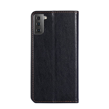 PU + TPU Gloss Oil Solid Color Magnetic Horizontal Flip Leather Case with Holder & Card Slot & Wallet, For Samsung Galaxy S21+ 5G, For Samsung Galaxy S21 Ultra 5G