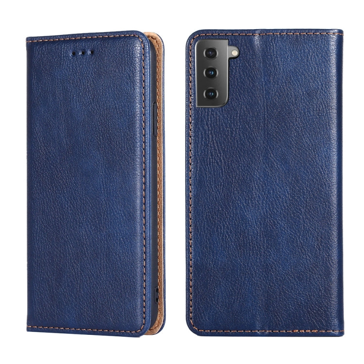 PU + TPU Gloss Oil Solid Color Magnetic Horizontal Flip Leather Case with Holder & Card Slot & Wallet, For Samsung Galaxy S21+ 5G, For Samsung Galaxy S21 Ultra 5G