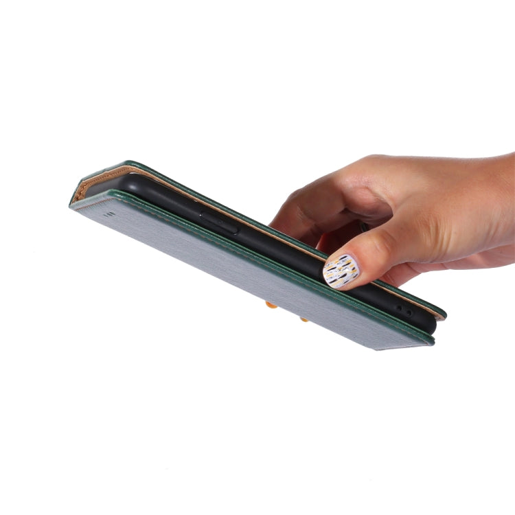 PU + TPU Gloss Oil Solid Color Magnetic Horizontal Flip Leather Case with Holder & Card Slot & Wallet, For Samsung Galaxy S21+ 5G, For Samsung Galaxy S21 Ultra 5G