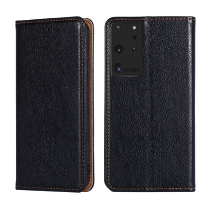 PU + TPU Gloss Oil Solid Color Magnetic Horizontal Flip Leather Case with Holder & Card Slot & Wallet, For Samsung Galaxy S21+ 5G, For Samsung Galaxy S21 Ultra 5G