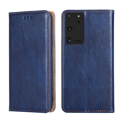 PU + TPU Gloss Oil Solid Color Magnetic Horizontal Flip Leather Case with Holder & Card Slot & Wallet, For Samsung Galaxy S21+ 5G, For Samsung Galaxy S21 Ultra 5G