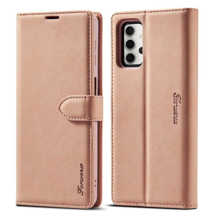 Forwenw F1 Series Matte Strong Magnetism Horizontal Flip Leather Case with Holder & Card Slots & Wallet & Photo Frame, For Samsung Galaxy A12, For Samsung Galaxy A32 5G, For Samsung Galaxy S21 5G, For Samsung Galaxy S21+ 5G�����������������������������...