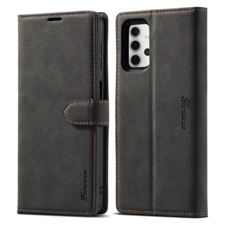 Forwenw F1 Series Matte Strong Magnetism Horizontal Flip Leather Case with Holder & Card Slots & Wallet & Photo Frame, For Samsung Galaxy A12, For Samsung Galaxy A32 5G, For Samsung Galaxy S21 5G, For Samsung Galaxy S21+ 5G�����������������������������...