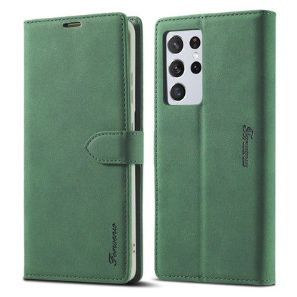 Forwenw F1 Series Matte Strong Magnetism Horizontal Flip Leather Case with Holder & Card Slots & Wallet & Photo Frame, For Samsung Galaxy A12, For Samsung Galaxy A32 5G, For Samsung Galaxy S21 5G, For Samsung Galaxy S21+ 5G�����������������������������...