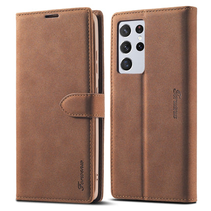 Forwenw F1 Series Matte Strong Magnetism Horizontal Flip Leather Case with Holder & Card Slots & Wallet & Photo Frame, For Samsung Galaxy A12, For Samsung Galaxy A32 5G, For Samsung Galaxy S21 5G, For Samsung Galaxy S21+ 5G�����������������������������...