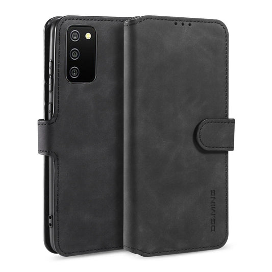 DG.MING Retro Oil Side Horizontal Flip Leather Case with Holder & Card Slots & Wallet, For samsung Galaxy A02s, For samsung Galaxy A12, For samsung Galaxy A32 5G, For samsung Galaxy A52 5G / 4G, For samsung Galaxy A72 5G / 4G