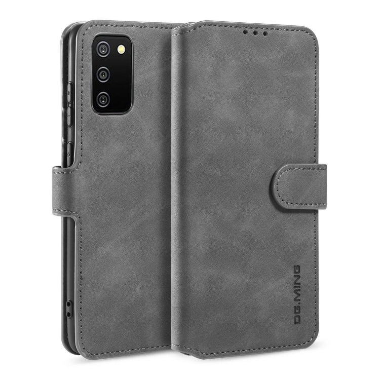 DG.MING Retro Oil Side Horizontal Flip Leather Case with Holder & Card Slots & Wallet, For samsung Galaxy A02s, For samsung Galaxy A12, For samsung Galaxy A32 5G, For samsung Galaxy A52 5G / 4G, For samsung Galaxy A72 5G / 4G