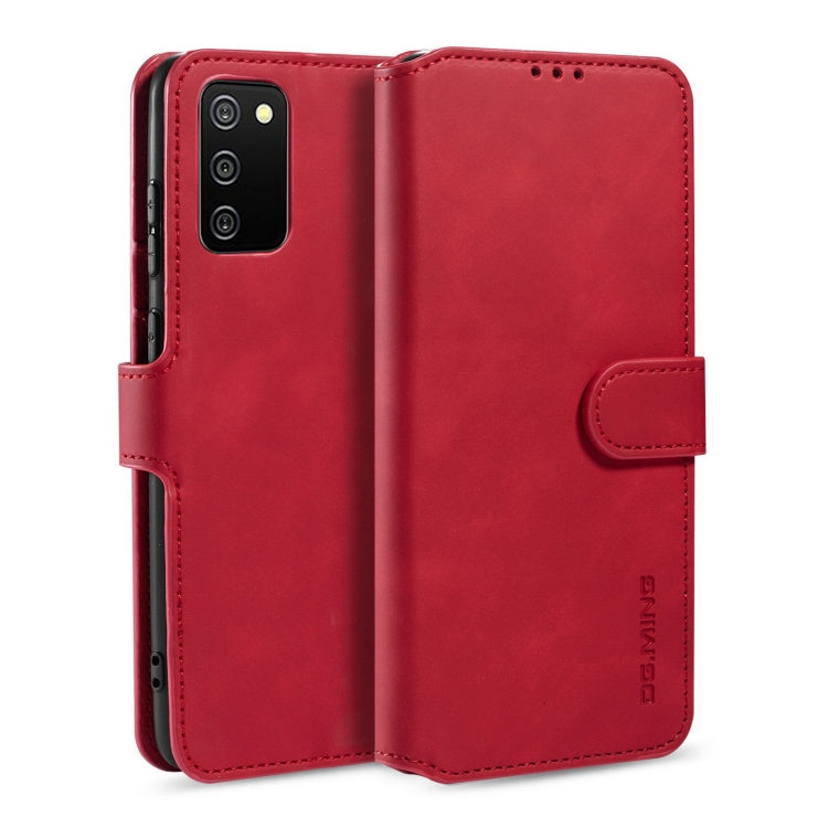 DG.MING Retro Oil Side Horizontal Flip Leather Case with Holder & Card Slots & Wallet, For samsung Galaxy A02s, For samsung Galaxy A12, For samsung Galaxy A32 5G, For samsung Galaxy A52 5G / 4G, For samsung Galaxy A72 5G / 4G