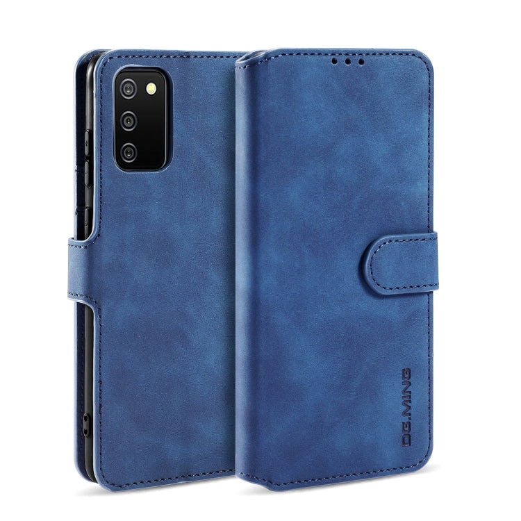 DG.MING Retro Oil Side Horizontal Flip Leather Case with Holder & Card Slots & Wallet, For samsung Galaxy A02s, For samsung Galaxy A12, For samsung Galaxy A32 5G, For samsung Galaxy A52 5G / 4G, For samsung Galaxy A72 5G / 4G