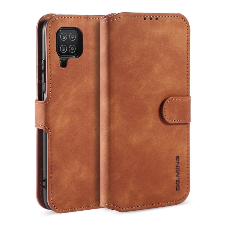 DG.MING Retro Oil Side Horizontal Flip Leather Case with Holder & Card Slots & Wallet, For samsung Galaxy A02s, For samsung Galaxy A12, For samsung Galaxy A32 5G, For samsung Galaxy A52 5G / 4G, For samsung Galaxy A72 5G / 4G