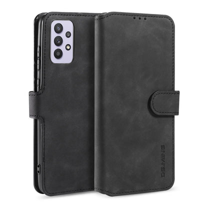 DG.MING Retro Oil Side Horizontal Flip Leather Case with Holder & Card Slots & Wallet, For samsung Galaxy A02s, For samsung Galaxy A12, For samsung Galaxy A32 5G, For samsung Galaxy A52 5G / 4G, For samsung Galaxy A72 5G / 4G