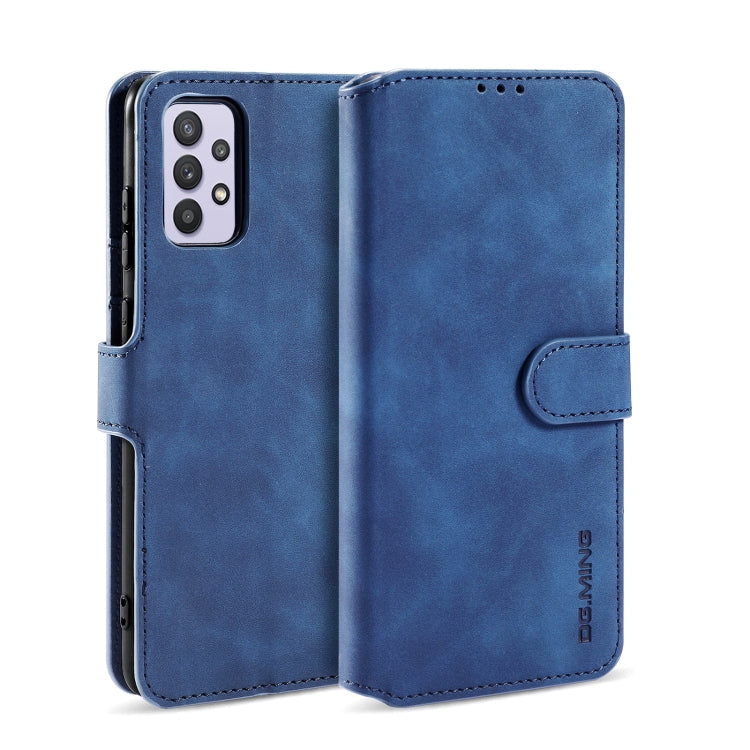 DG.MING Retro Oil Side Horizontal Flip Leather Case with Holder & Card Slots & Wallet, For samsung Galaxy A02s, For samsung Galaxy A12, For samsung Galaxy A32 5G, For samsung Galaxy A52 5G / 4G, For samsung Galaxy A72 5G / 4G