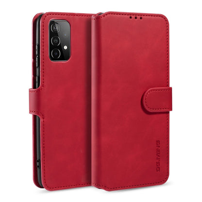 DG.MING Retro Oil Side Horizontal Flip Leather Case with Holder & Card Slots & Wallet, For samsung Galaxy A02s, For samsung Galaxy A12, For samsung Galaxy A32 5G, For samsung Galaxy A52 5G / 4G, For samsung Galaxy A72 5G / 4G
