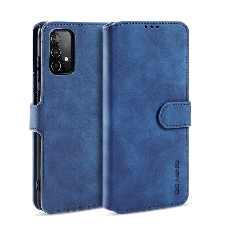 DG.MING Retro Oil Side Horizontal Flip Leather Case with Holder & Card Slots & Wallet, For samsung Galaxy A02s, For samsung Galaxy A12, For samsung Galaxy A32 5G, For samsung Galaxy A52 5G / 4G, For samsung Galaxy A72 5G / 4G