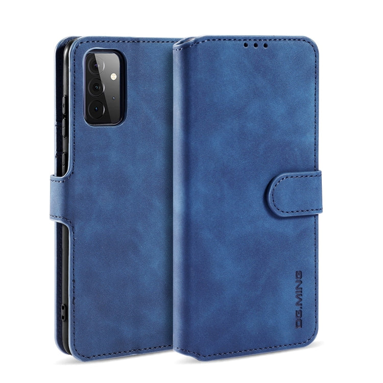 DG.MING Retro Oil Side Horizontal Flip Leather Case with Holder & Card Slots & Wallet, For samsung Galaxy A02s, For samsung Galaxy A12, For samsung Galaxy A32 5G, For samsung Galaxy A52 5G / 4G, For samsung Galaxy A72 5G / 4G