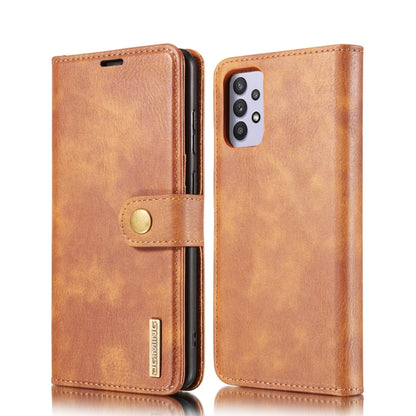 DG.MING Crazy Horse Texture Flip Detachable Magnetic Leather Case with Holder & Card Slots & Wallet, For Samsung Galaxy A12, For Samsung Galaxy A32 5G, For Samsung Galaxy A52 5G / 4G, For Samsung Galaxy A72 5G / 4G