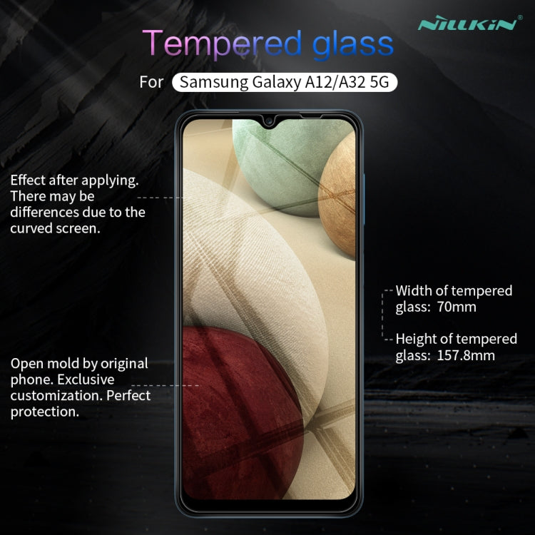 NILLKIN H Explosion-proof Tempered Glass Film, For Samsung Galaxy A12 & A32 5G, For Xiaomi Redmi Note 9 5G
