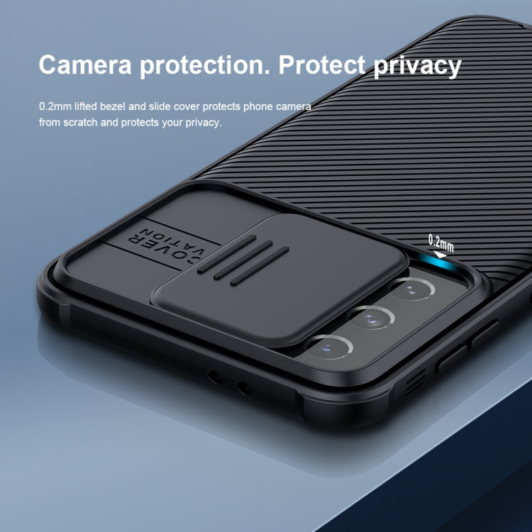 NILLKIN Black Mirror Pro Series Camshield Full Coverage Dust-proof Scratch Resistant Phone Case, For Samsung Galaxy S21 5G, For Samsung Galaxy S21 Plus 5G, For Samsung Galaxy S21 Ultra 5G