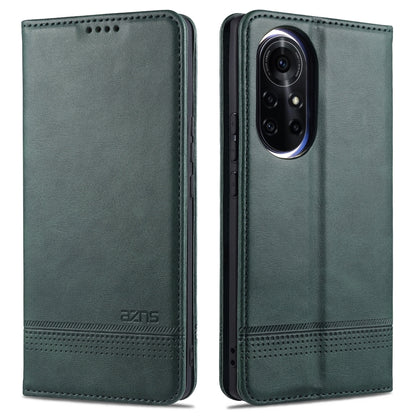 AZNS Magnetic Calf Texture Horizontal Flip Leather Case with Card Slots & Holder & Wallet, For Huawei nova 8 5G, For Samsung Galaxy S21 Ultra 5G, For Huawei nova 8 Pro 5G