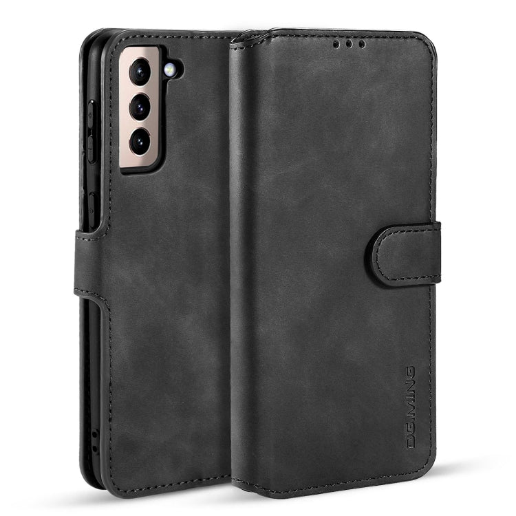 DG.MING Retro Oil Side Horizontal Flip Case with Holder & Card Slots & Wallet, For Samsung Galaxy S21+ 5G, For Samsung Galaxy S21 Ultra 5G, For Samsung Galaxy S21 5G