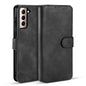 DG.MING Retro Oil Side Horizontal Flip Case with Holder & Card Slots & Wallet, For Samsung Galaxy S21+ 5G, For Samsung Galaxy S21 Ultra 5G, For Samsung Galaxy S21 5G