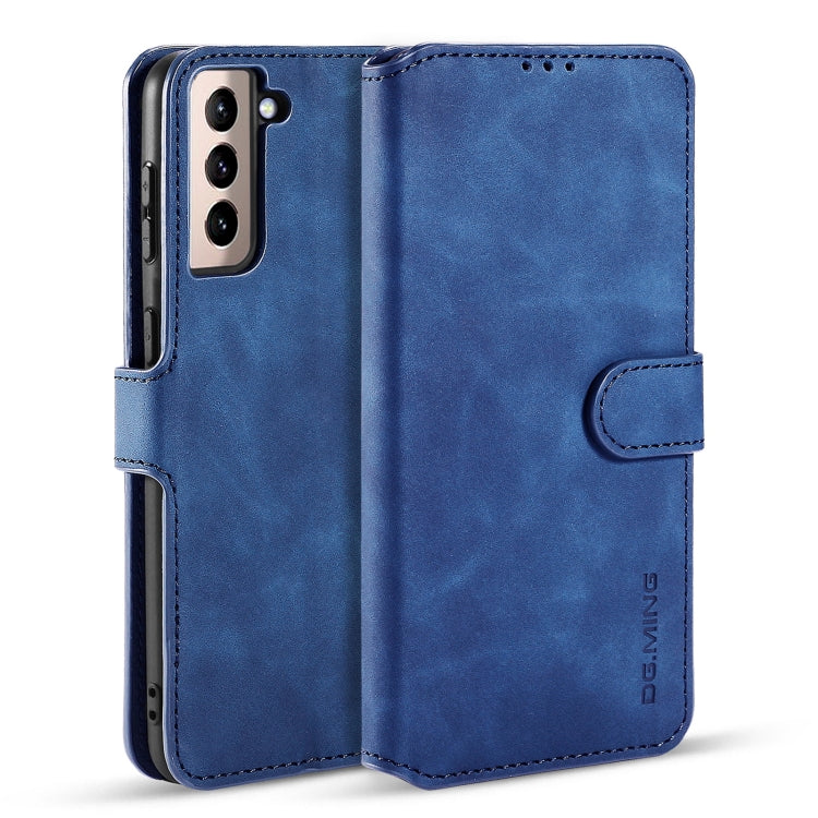 DG.MING Retro Oil Side Horizontal Flip Case with Holder & Card Slots & Wallet, For Samsung Galaxy S21+ 5G, For Samsung Galaxy S21 Ultra 5G, For Samsung Galaxy S21 5G