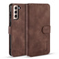DG.MING Retro Oil Side Horizontal Flip Case with Holder & Card Slots & Wallet, For Samsung Galaxy S21+ 5G, For Samsung Galaxy S21 Ultra 5G, For Samsung Galaxy S21 5G