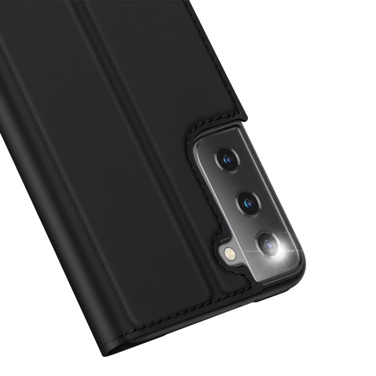 DUX DUCIS Skin Pro Series Horizontal Flip PU + TPU Leather Case with Holder & Card Slots, For Samsung Galaxy A02s 166.5mm Version, For Samsung Galaxy S21 5G, For Samsung Galaxy S21+ 5G, For Samsung Galaxy S21 Ultra 5G�����������������������������������...