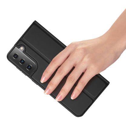 DUX DUCIS Skin Pro Series Horizontal Flip PU + TPU Leather Case with Holder & Card Slots, For Samsung Galaxy A02s 166.5mm Version, For Samsung Galaxy S21 5G, For Samsung Galaxy S21+ 5G, For Samsung Galaxy S21 Ultra 5G�����������������������������������...
