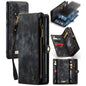CaseMe Detachable Multifunctional Horizontal Flip Leather Case, with Card Slot & Holder & Zipper Wallet & Photo Frame, For Samsung Galaxy A72 5G / 4G, For Samsung Galaxy A52 5G / 4G