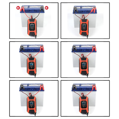 FOXSUR Car / Motorcycle Repair Charger 12V 7A 7-stage + Multi-battery Mode Lead-acid Battery Charger, US Plug, EU Plug, JP Plug, UK Plug