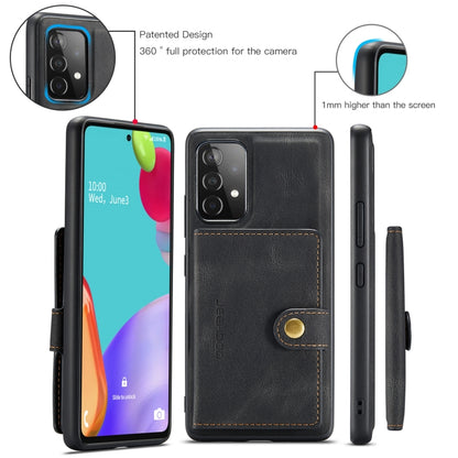 JEEHOOD Retro Magnetic Detachable Protective Case with Wallet & Card Slot & Holder, For Samsung Galaxy A52 5G, For Samsung Galaxy A72 5G, For Samsung Galaxy A12 5G, For Samsung Galaxy A42 5G, For Samsung Galaxy A51 5G, For Samsung Galaxy A71 5G