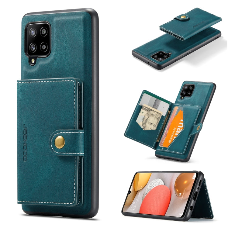JEEHOOD Retro Magnetic Detachable Protective Case with Wallet & Card Slot & Holder, For Samsung Galaxy A52 5G, For Samsung Galaxy A72 5G, For Samsung Galaxy A12 5G, For Samsung Galaxy A42 5G, For Samsung Galaxy A51 5G, For Samsung Galaxy A71 5G