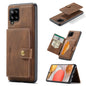 JEEHOOD Retro Magnetic Detachable Protective Case with Wallet & Card Slot & Holder, For Samsung Galaxy A52 5G, For Samsung Galaxy A72 5G, For Samsung Galaxy A12 5G, For Samsung Galaxy A42 5G, For Samsung Galaxy A51 5G, For Samsung Galaxy A71 5G