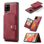 JEEHOOD Retro Magnetic Detachable Protective Case with Wallet & Card Slot & Holder, For Samsung Galaxy A52 5G, For Samsung Galaxy A72 5G, For Samsung Galaxy A12 5G, For Samsung Galaxy A42 5G, For Samsung Galaxy A51 5G, For Samsung Galaxy A71 5G