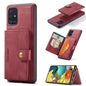 JEEHOOD Retro Magnetic Detachable Protective Case with Wallet & Card Slot & Holder, For Samsung Galaxy A52 5G, For Samsung Galaxy A72 5G, For Samsung Galaxy A12 5G, For Samsung Galaxy A42 5G, For Samsung Galaxy A51 5G, For Samsung Galaxy A71 5G