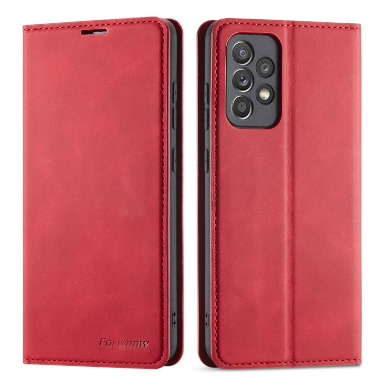 Forwenw Dream Series Oil Edge Strong Magnetism Horizontal Flip Leather Case with Holder & Card Slots & Wallet & Photo Frame, For Samsung Galaxy A52 5G / 4G, For Samsung Galaxy A72 5G / 4G