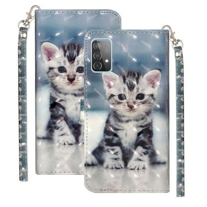 3D Pattern Horizontal Flip PU Leather Case with Holder & Card Slots & Wallet, For Samsung Galaxy A42 5G, For Samsung Galaxy A52 5G / 4G, For Samsung Galaxy A72 5G / 4G, For Samsung Galaxy A32 5G