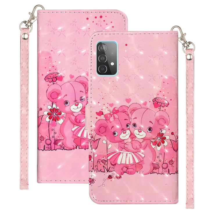 3D Pattern Horizontal Flip PU Leather Case with Holder & Card Slots & Wallet, For Samsung Galaxy A42 5G, For Samsung Galaxy A52 5G / 4G, For Samsung Galaxy A72 5G / 4G, For Samsung Galaxy A32 5G