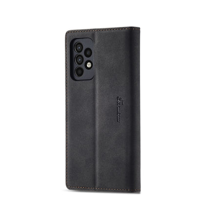 Forwenw F1 Series Matte Strong Magnetism Horizontal Flip Leather Case with Holder & Card Slots & Wallet & Photo Frame, For Samsung Galaxy A52, For Samsung Galaxy A72